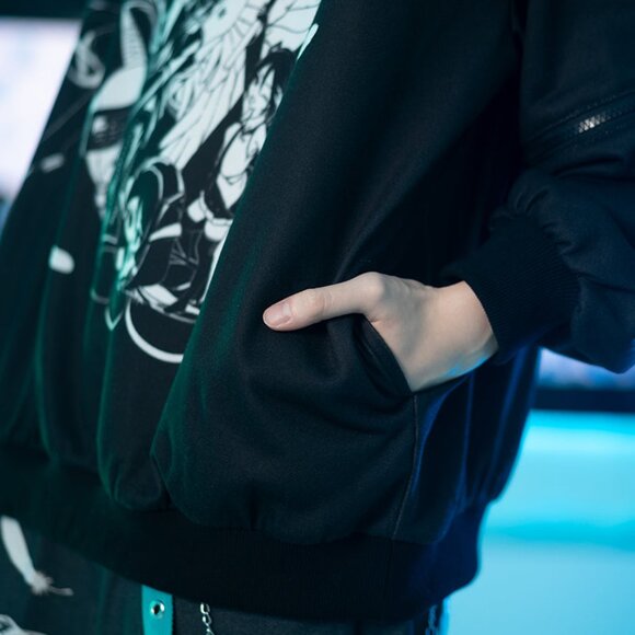 NEW ACDC RAG x Hatsune Miku Forever Punk Oversized Hoodie - Picture 7 of 8